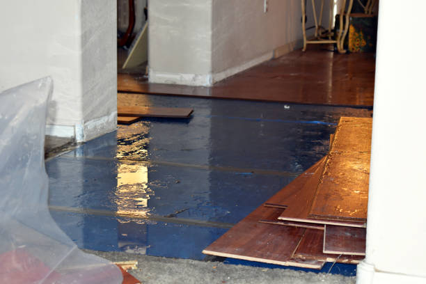 Professional Sewage Cleanup technician working in Manitowoc, WI